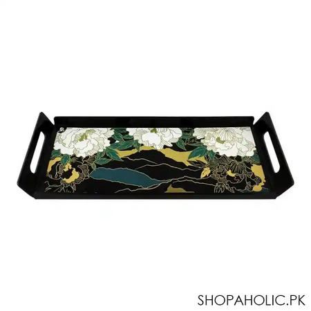 urban trends smart serving tray, magical black, st b5 main image