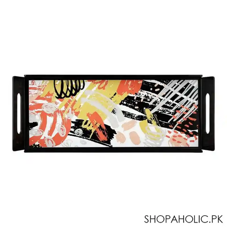 urban trends smart serving tray, magical black, st b8 image2