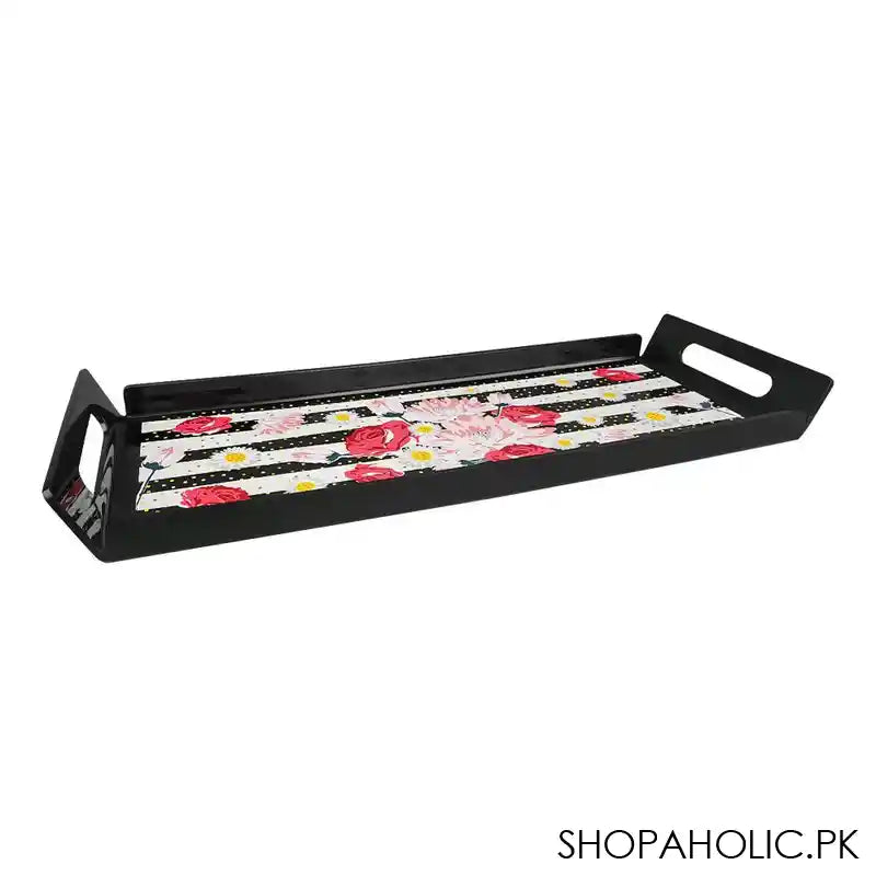 Urban Trends Smart Serving Tray, Magical Black, ST-B9 - Image 5