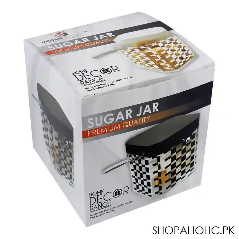 Urban Trends Sugar Jar, Milky - Image 3