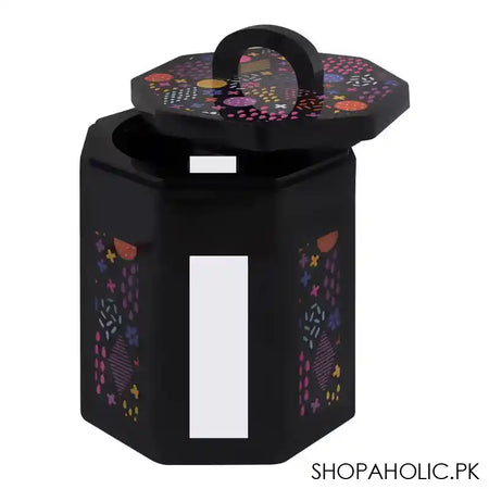 Urban Trends Ultra Air Tight Storage Jar, Black, Small - Main Image