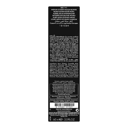 Keune Tinta Hair Colour 7.38 Medium Golden Mocha Blonde - Image 3