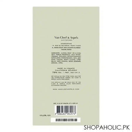 van cleef & arples california reverie eau de parfum, 75ml image2