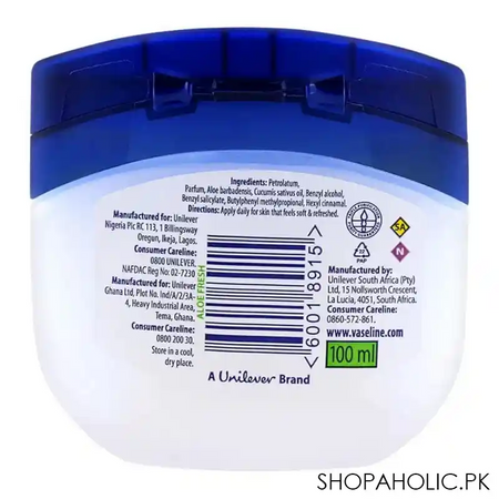 vaseline blueseal aloe fresh light hydrating jelly 100ml image2