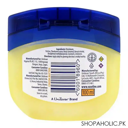 vaseline blueseal cocoa butter rich conditioning jelly 100ml image2