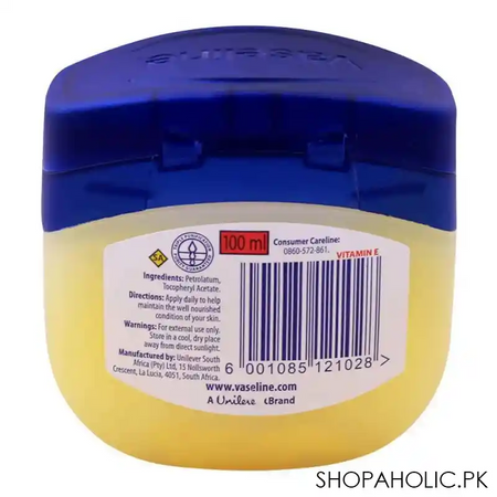 vaseline blueseal nourishing skin jelly, with vitamin e ,100ml image2