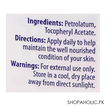 vaseline blueseal nourishing skin jelly, with vitamin e ,100ml image3