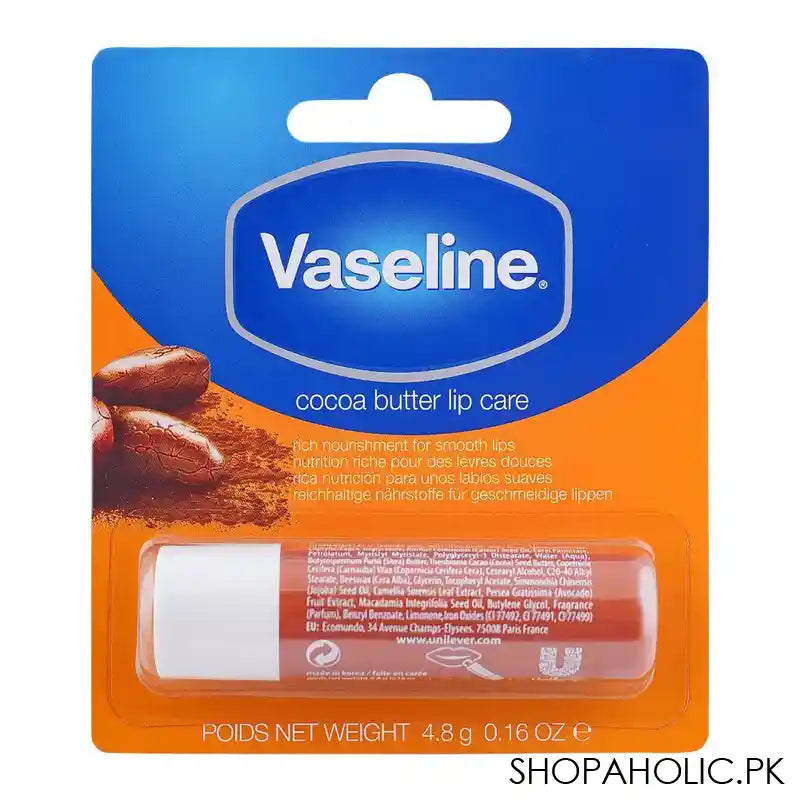 Vaseline Cocoa Butter Lip Care, 4.8g - Main Image