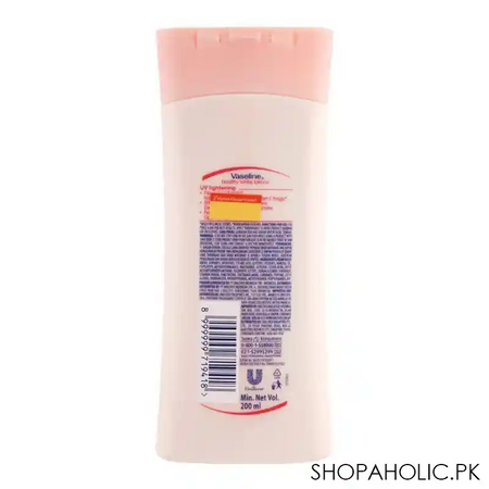 vaseline healthy white uv lightening lotion, with vitamin b3 & triple sunscreens, 200ml image2