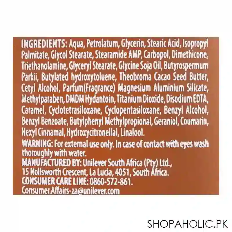 vaseline intensive care cocoa glow pure cocoa butter lotion 400ml (imported) image3