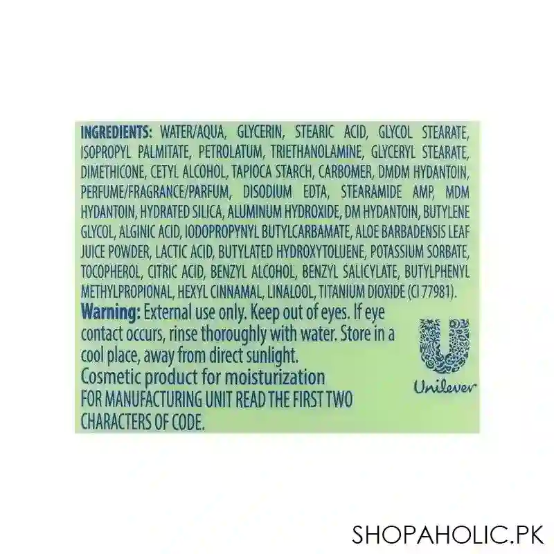 vaseline intensive care soothing hydration aloe vera non greasy body lotion pump, 600ml image3