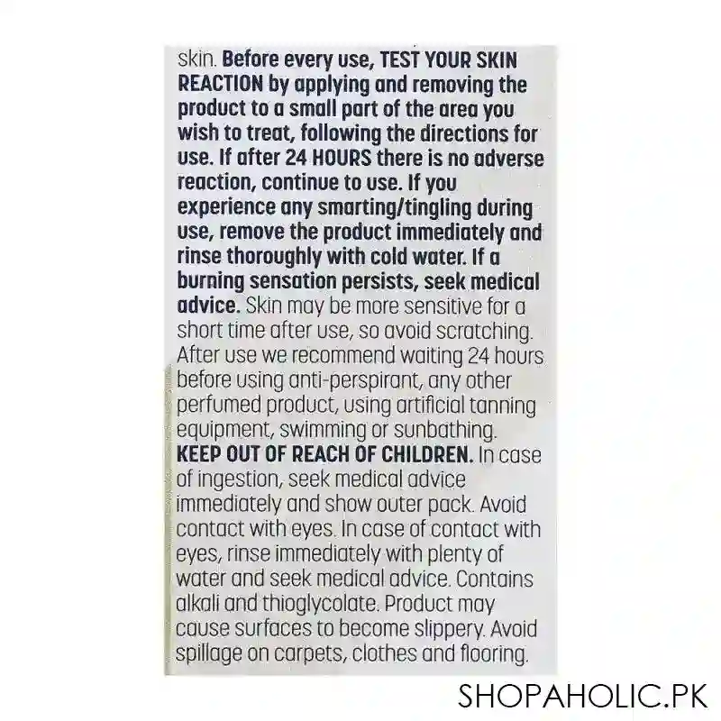 veet pure cucumber extract dry skin hair removal cream, 100ml image5