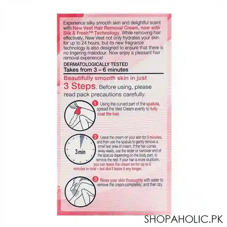 veet silk & fresh normal skin lotus milk and jasmine hair removal lotion 80gm image3
