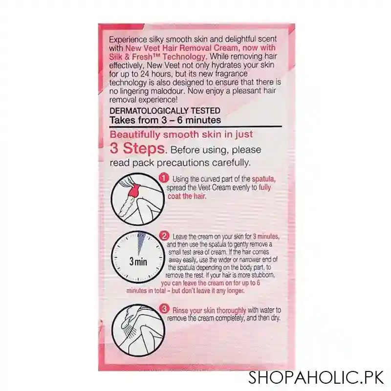 veet silk & fresh normal skin lotus milk and jasmine hair removal lotion 80gm image3