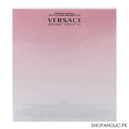 versace bright crystal eau de toilette, 200ml image3