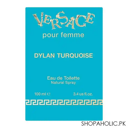 versace dylan turquoise pour femme eau de toilette, fragrance for women, 100ml image2