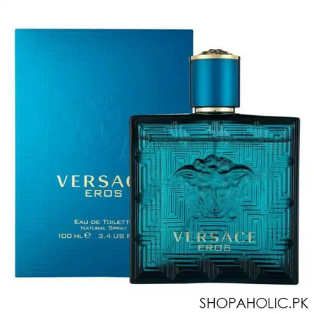 versace eros eau de toilette, fragrance for men, 100ml image2