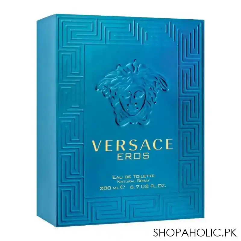 versace eros eau de toilette, fragrance for men, 200ml image2