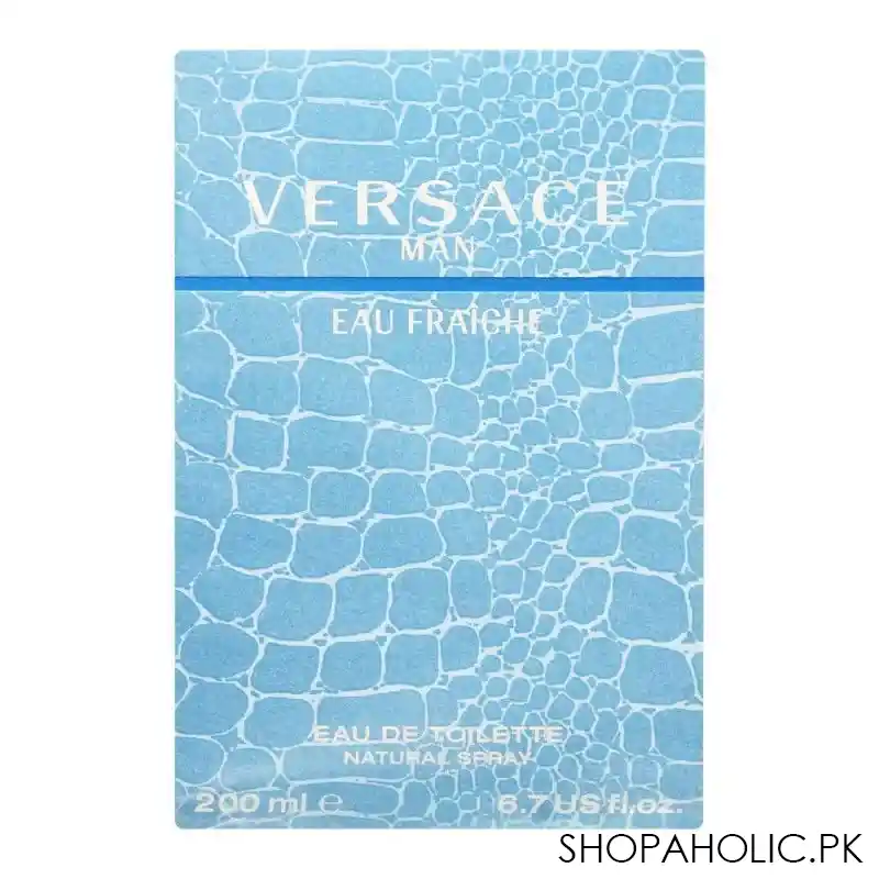 versace man eau fraiche eau de toilette, fragrance for men, 200ml image3
