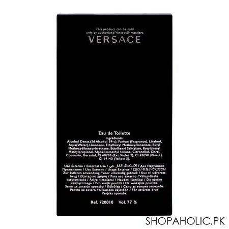 versace pour homme eau de toilette, 100ml image3