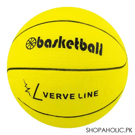 Verve Line Mini Basket Ball, Yellow - Main Image