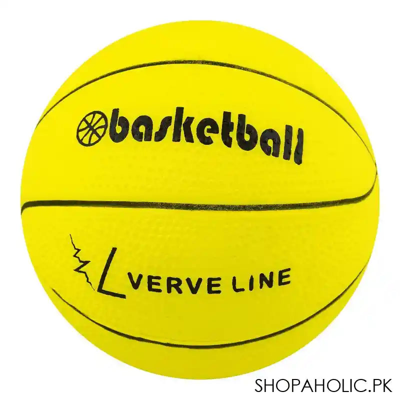 Verve Line Mini Basket Ball, Yellow - Main Image