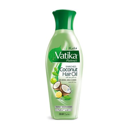 Dabur Vatika Enriched Coconut Hair Oil, Extra Nourishment 250ml - Main Image