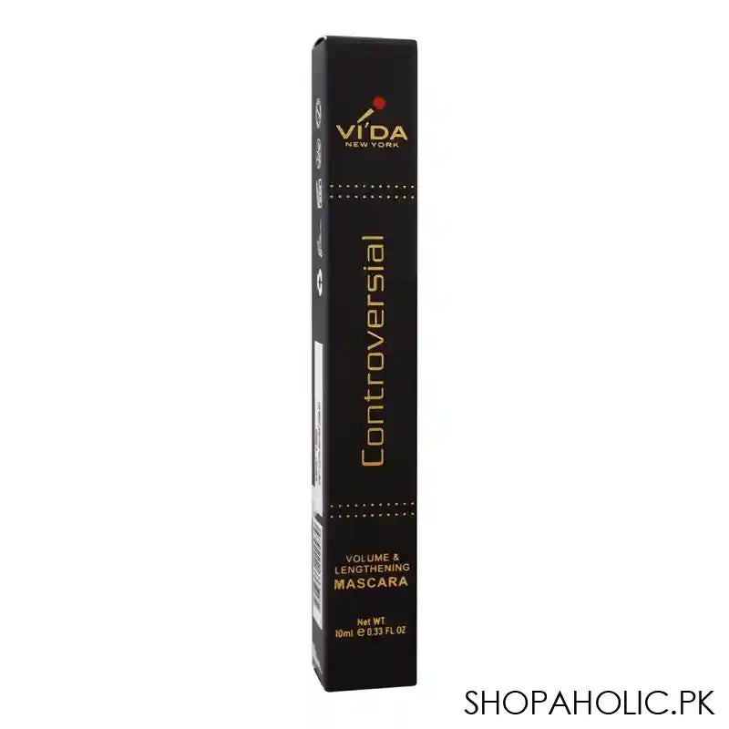 Vi'da New York Controversial Volume & Lengthening Mascara, 10ml - Image 2