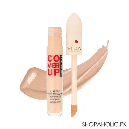 Vi'da New York Cover Up Concealer & Corrector, High Coverage, Lightweight, SPF 20, PA+++, 16 Light - Main Image