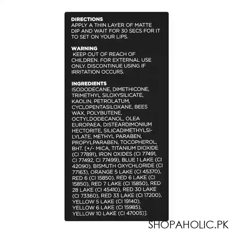 Vi'da New York Matte Dip Liquid Lipstick, 257, Rosewood, 3ml - Image 3