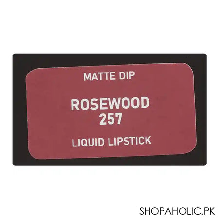 Vi'da New York Matte Dip Liquid Lipstick, 257, Rosewood, 3ml - Image 2