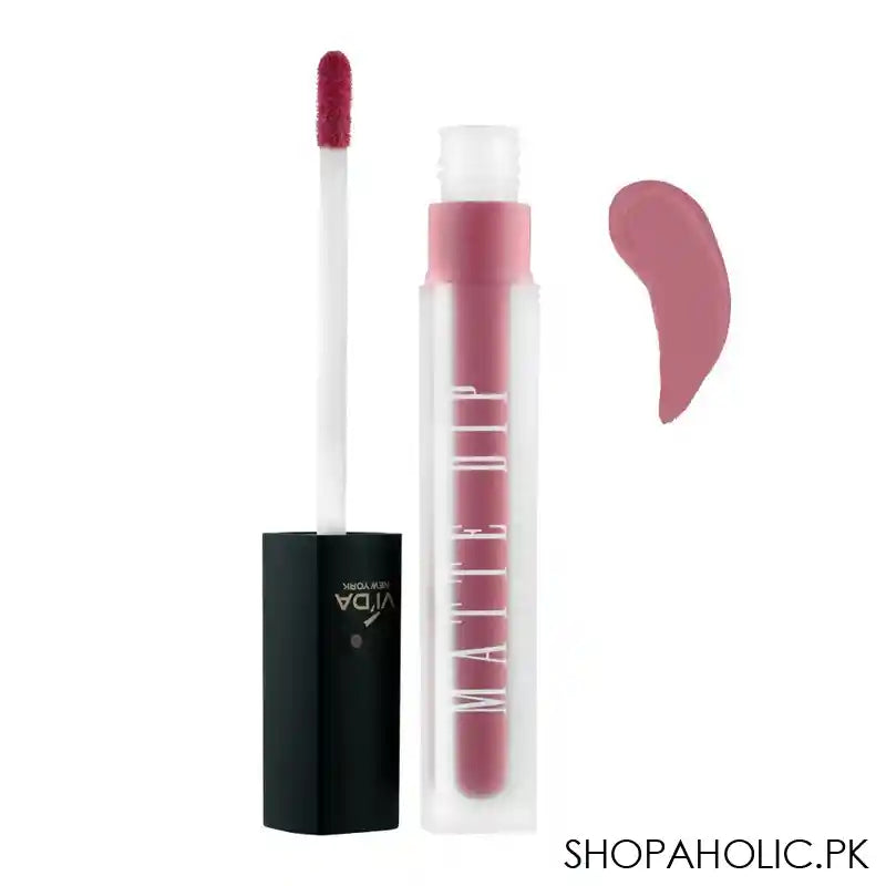 Vi'da New York Matte Dip Liquid Lipstick, 257, Rosewood, 3ml - Main Image
