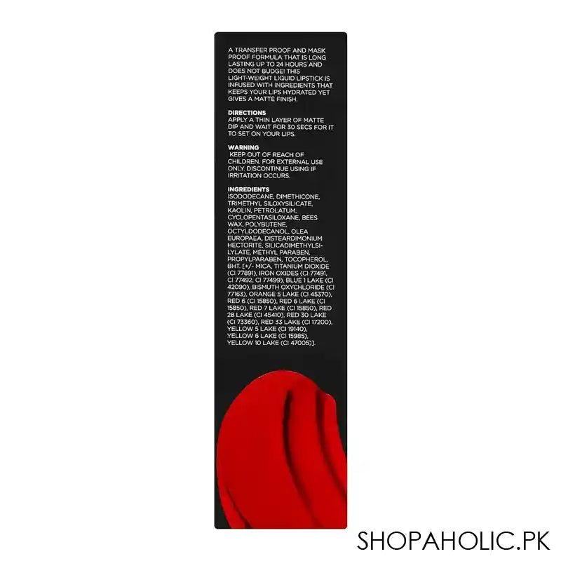 Vi'da New York Matte Dip Liquid Lipstick, 257, Rosewood, 3ml - Image 4