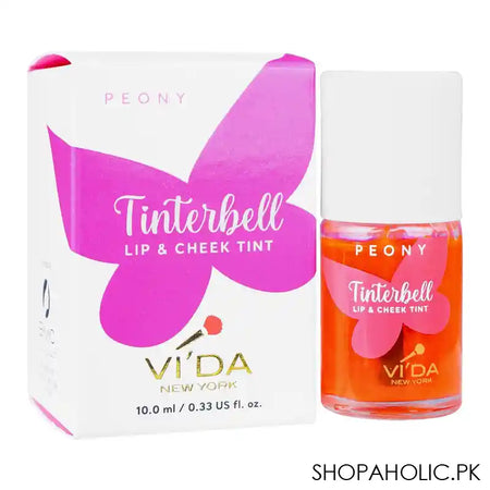 Vi'da New York Tinterbell Lip & Cheek Tint, 10ml, Tint Peony - Main Image