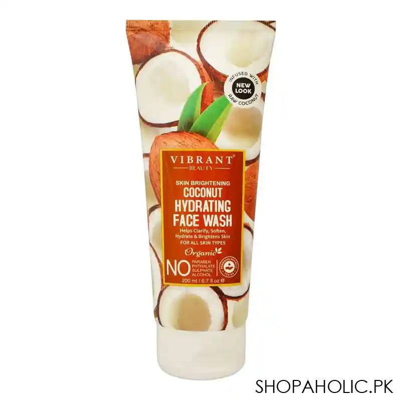 Vibrant Beauty Skin Coconut Face Wash, 200ml - Main Image