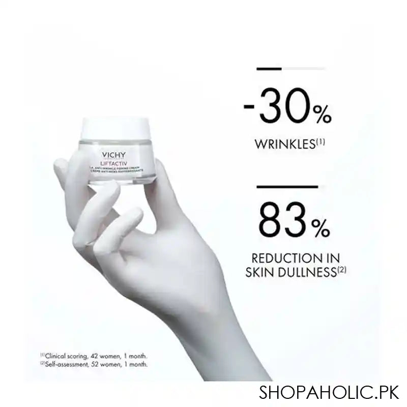 Vichy LiftActiv H.A. Anti-Wrinkle Firming Day Cream, For All Skin Types, 50ml - Image 4