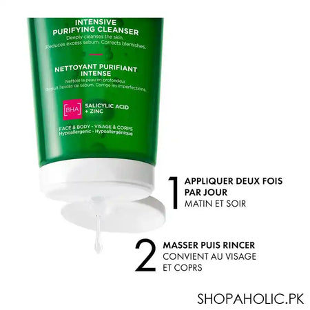 Vichy Normaderm Phytosolution Purifying Cleansing Gel, For Oily Acne-Prone Skin, 400ml - Image 7