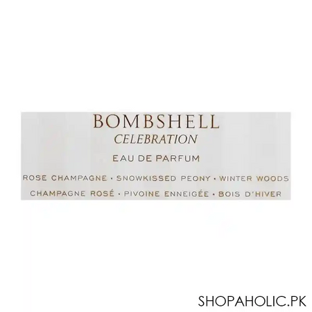 victoria's secret bombshell celebration eau de parfum, for women, 100ml image3