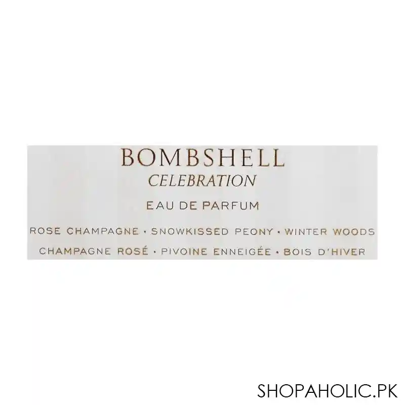 victoria's secret bombshell celebration eau de parfum, for women, 100ml image3