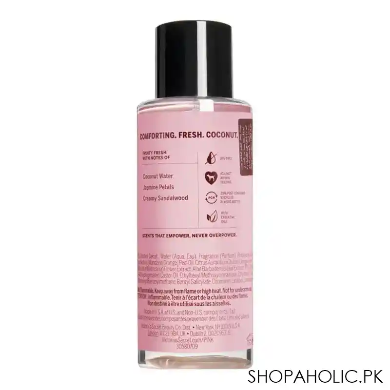 victoria's secret pink coco essential oil body mist, 250ml image2