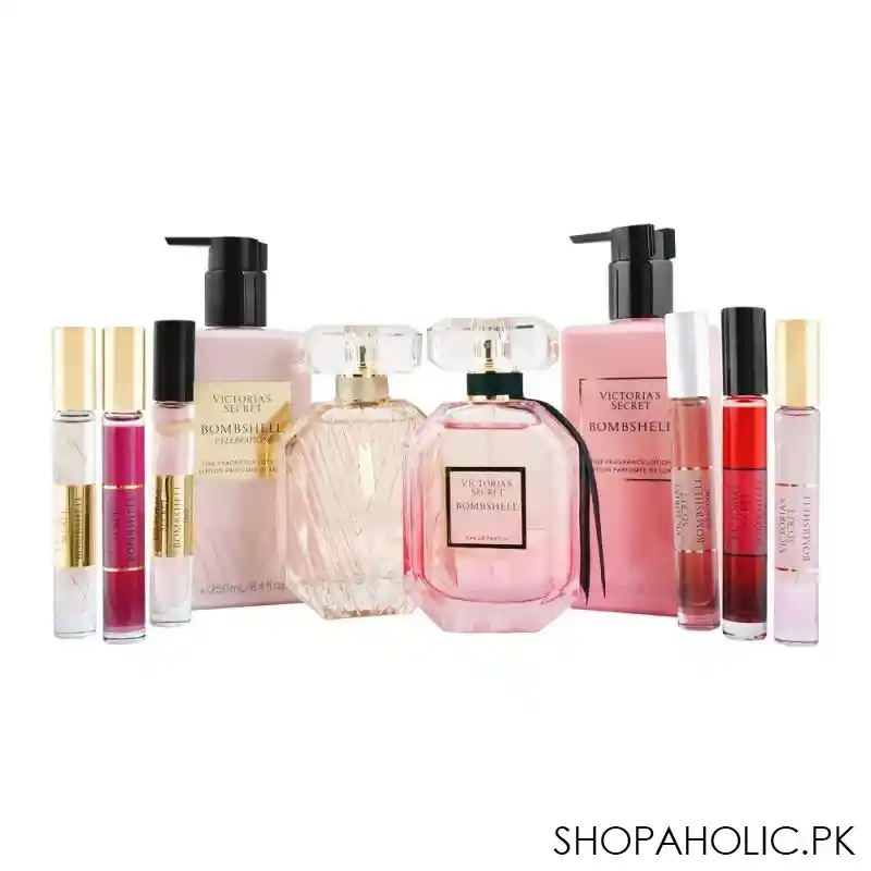 victoria's secret the ultimate bombshell collection eau de parfum 2x100ml + lotion 2x250ml + mini perfume 6x7ml main image