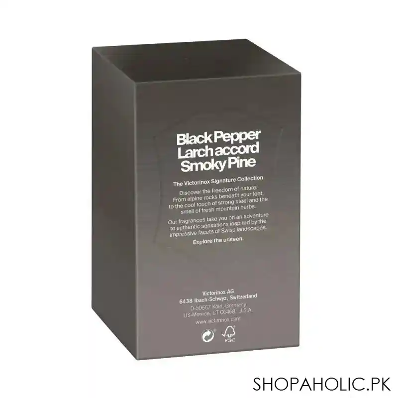 victorinox black steel for him eau de toilette, fragrance for men, 100ml image4