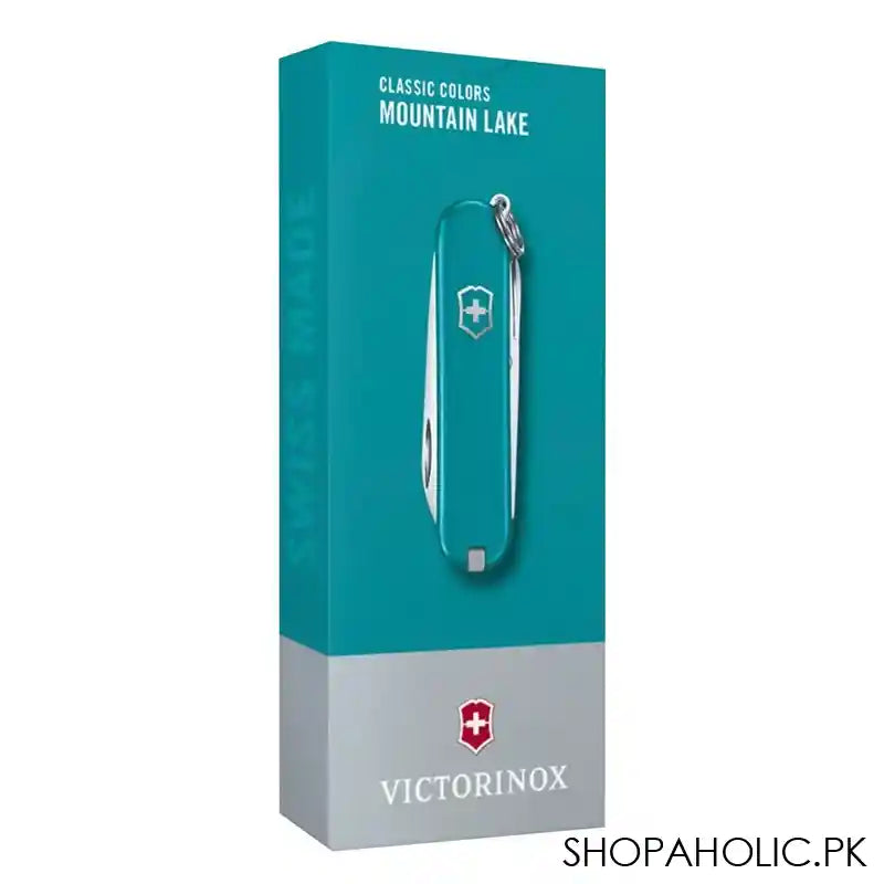 Victorinox Classic Colors SD Swiss Army Knife, 7 Functions, Mountain Lake, 0.6223.23G - Image 3