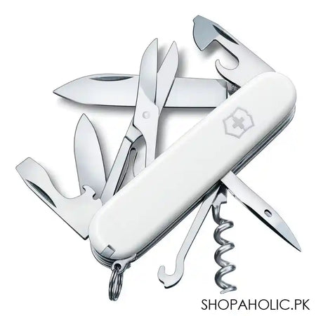 Victorinox Climber Swiss Army Knife, 14 Functions, White, 1.3703.7 - Main Image
