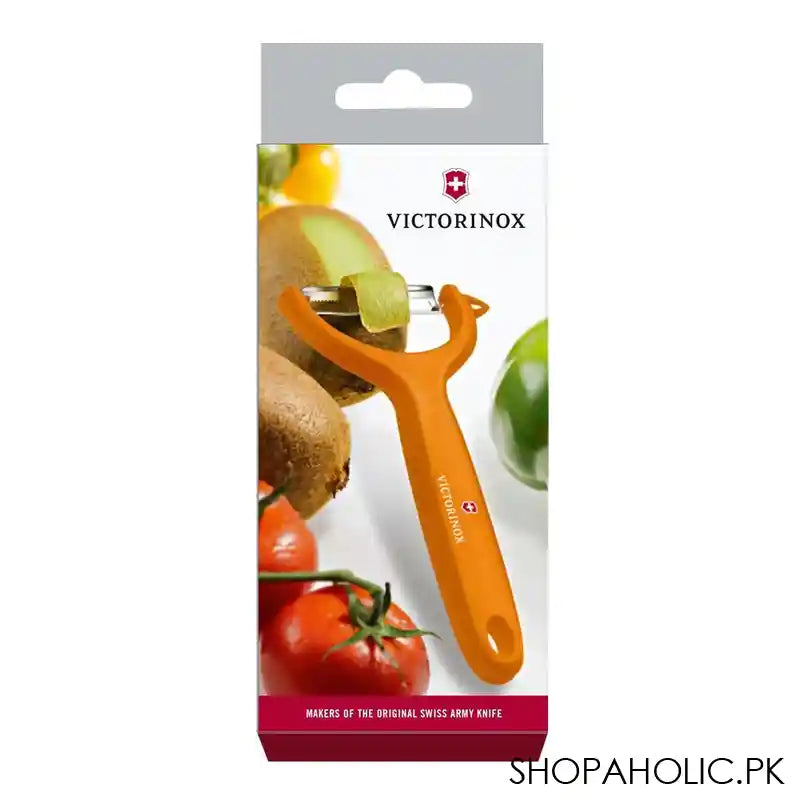 Victorinox Kitchen Utensils Tomato and Kiwi Peeler, Orange, 7.6079.9 - Image 2