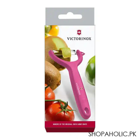 Victorinox Kitchen Utensils Tomato & Kiwi Peeler, Pink, 7.6079.5 - Image 3
