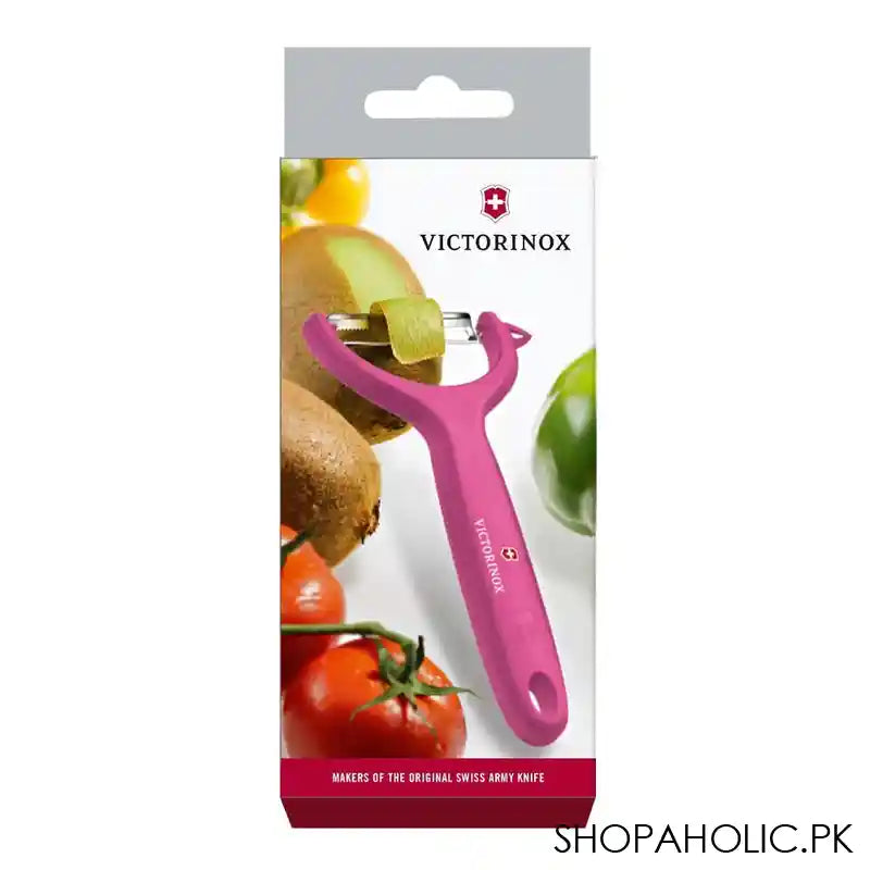 Victorinox Kitchen Utensils Tomato & Kiwi Peeler, Pink, 7.6079.5 - Image 3