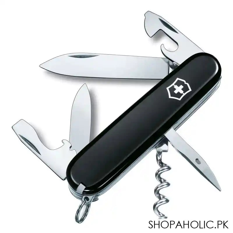 Victorinox Spartan Swiss Army Knife, 12 Functions, Black, 1.3603.3 - Main Image