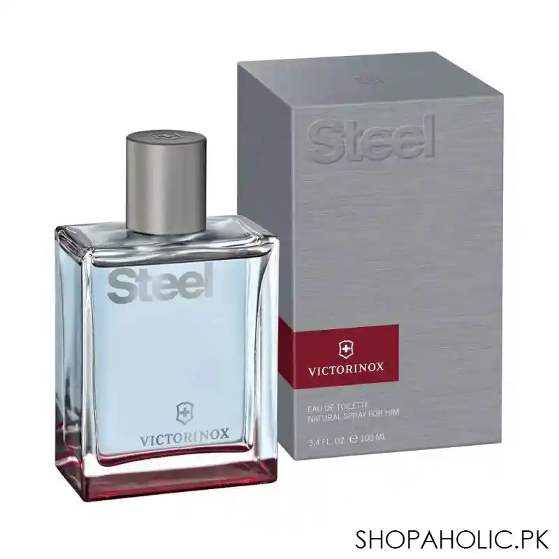 victorinox steel for him eau de toilette, fragrance for men, 100ml main image
