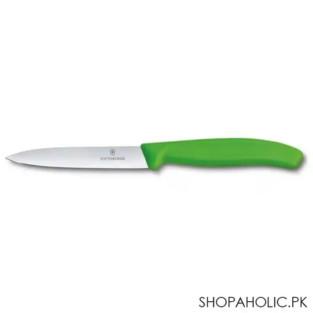 victorinox swiss classic paring knife, 3.9 inches, green, 6.7706.l114 main image